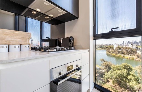 Footscray Apartment | Hip Condo on Maribyrnong River ~ Cityscape Views!