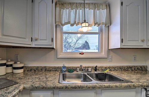Tawas City House | Hip Downtown Cottage - Walk to Beach, Pier, Dining