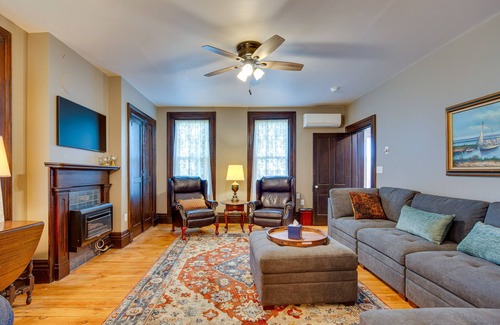 Atchison House | Historic Atchison Farmhouse w/Patio Near Downtown