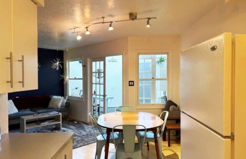 Barelas Apartment | Historic Bakery Storefront-Private Yard & Laundry