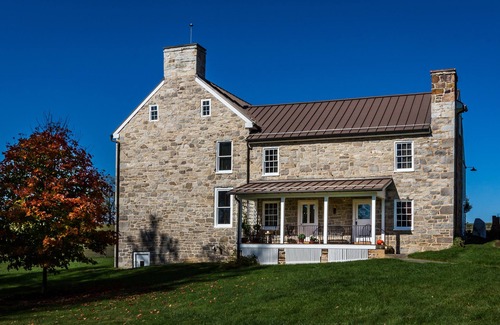 Harrisonville House | Historic ca.1793 Stone Home on beautiful rolling farmland