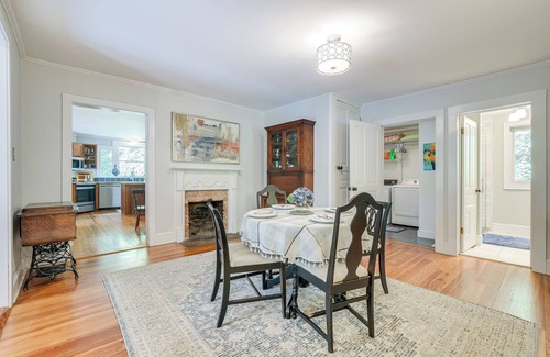 Bynum House | Historic & Charming Pittsboro Home w/Fireplaces