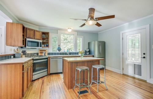 Bynum House | Historic & Charming Pittsboro Home w/Fireplaces