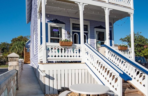 Downtown Historic District House | Historic District Gem w/ Updated Victorian Flair & Private Balcony