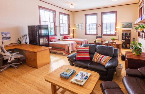 Kingston House | Historic High School - Stays and events close to skiing, golf, fishing, hunting!