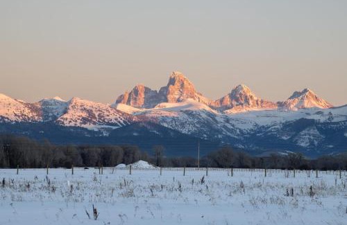 Tetonia House | Historic Homestead with Pond and Teton Range Views