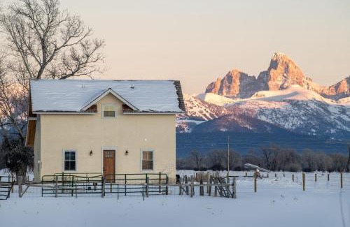 Tetonia House | Historic Homestead with Pond and Teton Range Views
