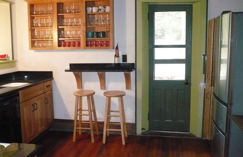 Lake George House | Historic Lakefront Stone Cottage with 40 foot Dock, Lovely Views
