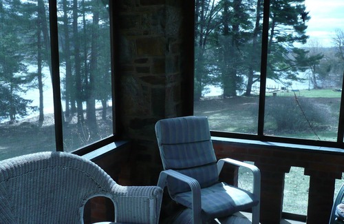 Lake George House | Historic Lakefront Stone Cottage with 40 foot Dock, Lovely Views