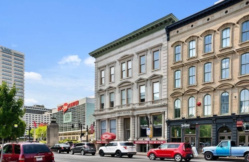 Downtown Louisville Apartment | Historic Loft on Whiskey Row, Center of Bourbon