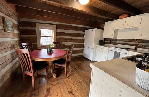Chatsworth Cabin | Historic Log Cabin on a homestead! Pet-Friendly!