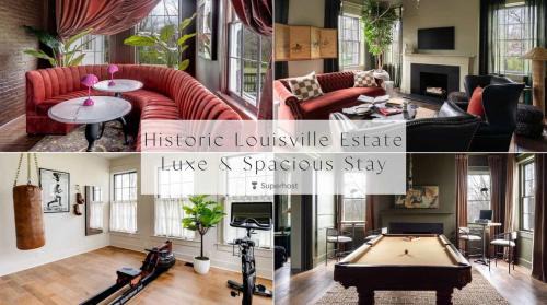 Eastwood House | Historic Louisville Estate Luxe & Spacious Stay