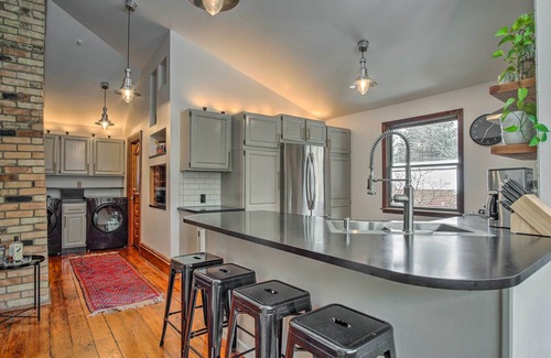 Burnips House | Historic Michigan Farmhouse w/Grill & Fire Pit!