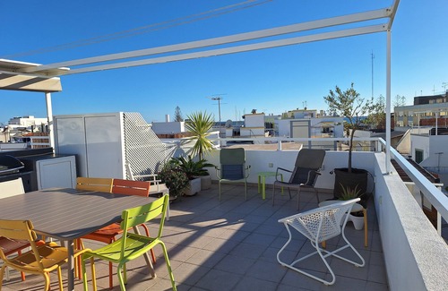 Olhao House | Historic Roof Top Olhão, 360° panoramic sea view.