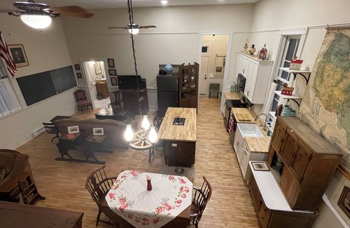 Arcadia House | Historic Schoolhouse on M-22. 3 BR, 2 BA. Dog and Kid Friendly!