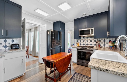 Surfside Beach House | Historic Surfside Stunner - Deck, Pet Friendly