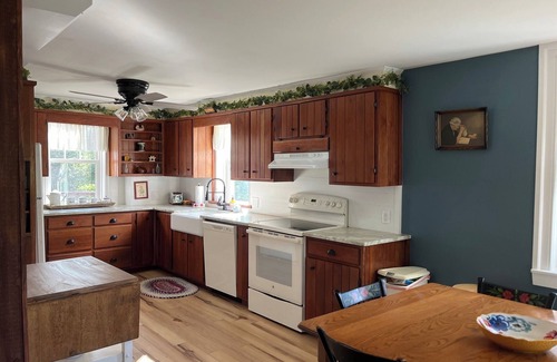 Palmyra Other | Historic two-story log farmhouse with first-floor master suite and AC