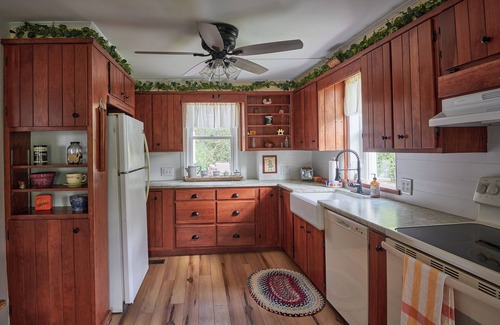 Palmyra Other | Historic two-story log farmhouse with first-floor master suite and AC