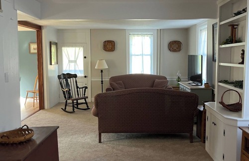 Palmyra Other | Historic two-story log farmhouse with first-floor master suite and AC