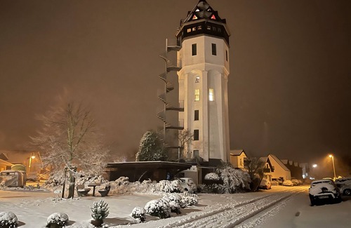 Rosberg Apartment | Historic water tower, close to Eifel Nature Park, Phantasialand, Cologne, Bonn, hiking trails