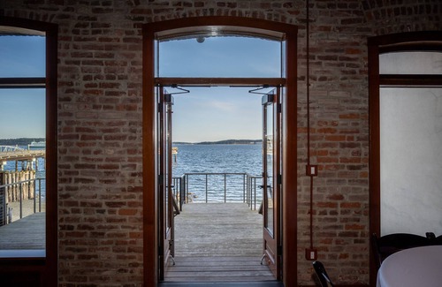Port Townsend Apartment | Historic Water View Room overlooking The Bay with private balcony