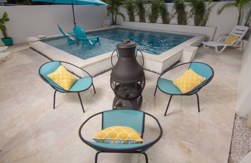 Gulfport Villa | Historic Waterfront District- Gulfport Florida, includes pool, grill and bikes!