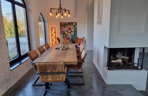 Buderich Apartment | Historische Villa mit Garten, Luxus