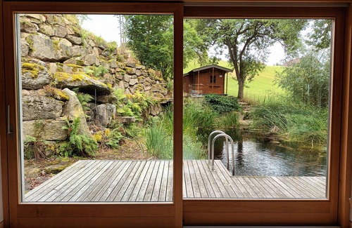 Sankt Leonhard bei Freistadt House | Holiday Home 'Am Teich' with Mountain View, Private Terrace and Wi-Fi