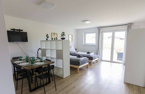 Busingen am Hochrhein Apartment | HÖ01 large apartment with dryer and washing machine