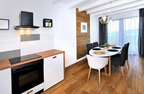 Tatranska Lomnica Apartment | Holiday apartment with TV and fireplace