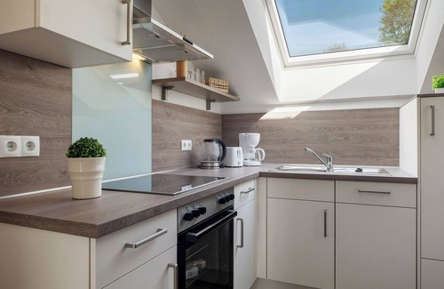 Lastrup Apartment | Holiday Apartment 'Anna 1 Og' with Balcony