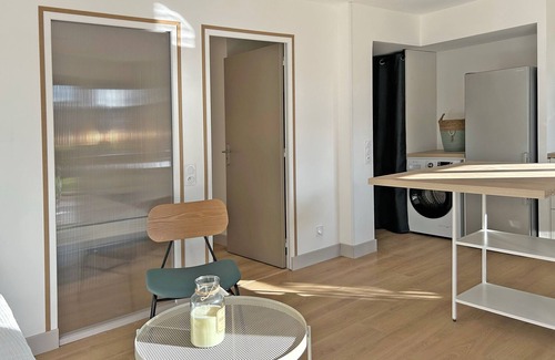 Hillion Apartment | Holiday Apartment "Au P'tit Colombier" with Private Terrace & Shared Garden