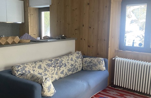 Cogne Apartment | Holiday Apartment "Casa Babi" with Mountain View, Balcony & Shared Garden