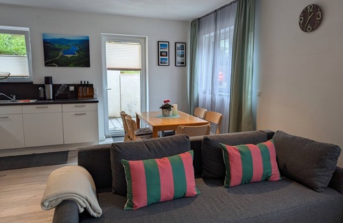 Freudenstadt Apartment | Holiday Apartment 'Schiller's Urban Escape' with Mountain View, Private Terrace and Wi-Fi