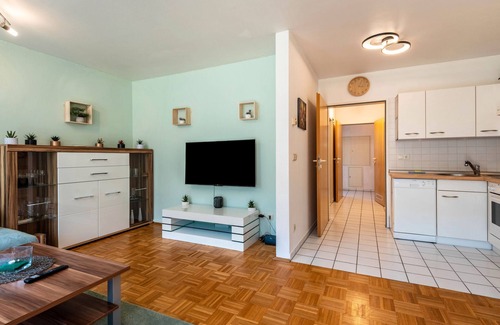 Falkenstein Apartment | Holiday Apartment 'Fewo mit Kamin - Dogs Welcome' with Mountain View, Terrace and Wi-Fi