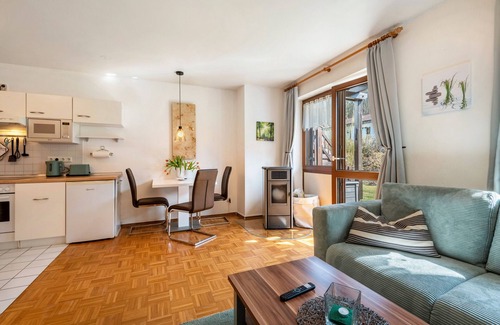 Falkenstein Apartment | Holiday Apartment 'Fewo mit Kamin - Dogs Welcome' with Mountain View, Terrace and Wi-Fi