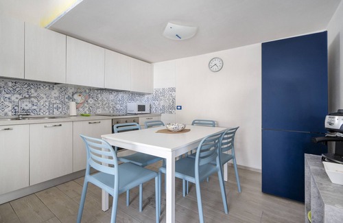 Savelletri Apartment | Holiday Apartment "Gufo Di Mare - Celeste" with Sea View, Private Terrace & Wi-Fi