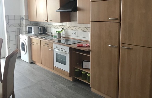 Mittelstadt Apartment | Holiday Apartment 'Haus Am Theater 1' with Balcony & Wi-Fi