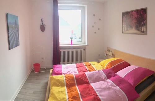 Mittelstadt Apartment | Holiday Apartment 'Haus Am Theater 1' with Balcony & Wi-Fi