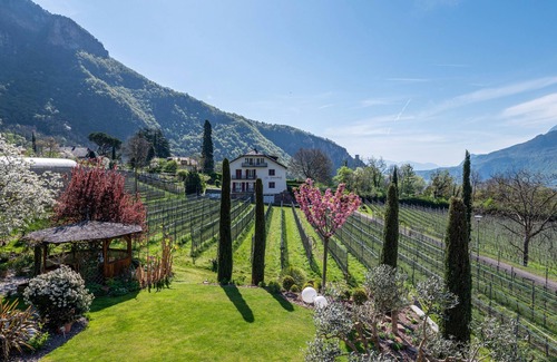 Terlano Apartment | Holiday Apartment "Haus Rosengarten D" with Mountain View, Private Terrace & Wi-Fi