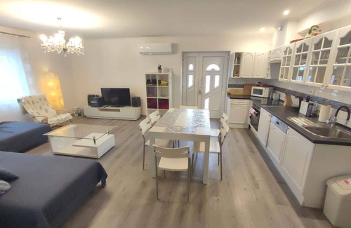 Balatonboglar Apartment | Holiday apartment directly on the beach with lake view, Wi-Fi and air conditioning