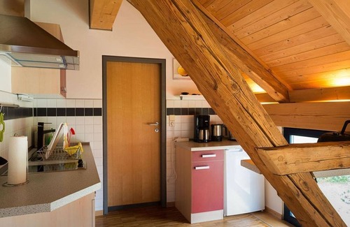 Schmorsdorf Apartment | Holiday apartment "Maisonette Julia", Bedsitter - Alte Scheune Rietzschelhof