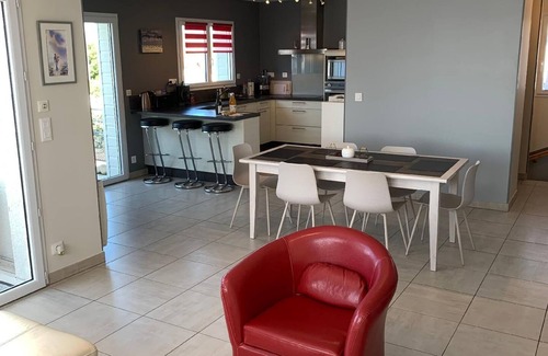 Lindbergh Plage House | Holiday apartment Portbail for 1 - 4 persons with 2 bedrooms - Holiday house