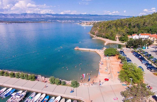 Soline Apartment | Holiday apartment with air conditioning and terrace with sea view