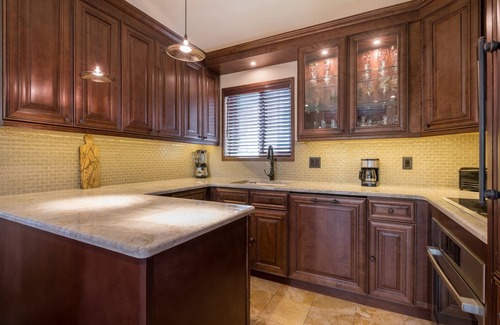 Elkhorn Village House | Holiday Dates Available! Townhome with Patio, Decked Area with Outdoor Furniture, and Outdoor Grill