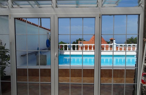 La Victoria de Acentejo House | Holiday house with heated, private pool (> 26 °) and sea view for 1-6 persons
