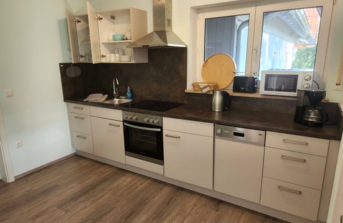 Iphofen Apartment | Holiday flat ‘Bacchus’ with private balcony, communal terrace and communal garden