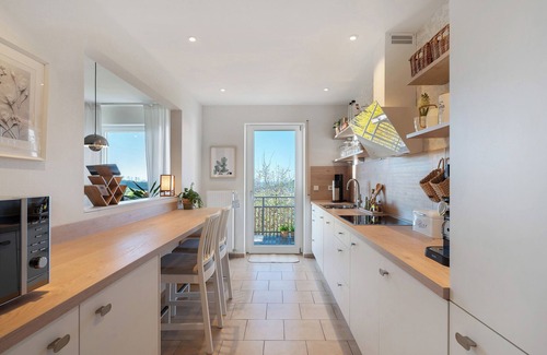 Kappelrodeck Apartment | Holiday flat "Panorama-Suite" with valley view, private garden and infrared sauna