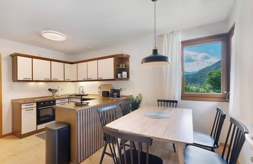 Haslach im Kinzigtal House | Holiday Home 'Rotkreuz' with Mountain View, Private Terrace and Wi-Fi