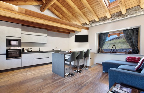 Aymavilles House | Holiday Home 'Alpine A&S' with Mountain View, Wi-Fi and Air Conditioning
